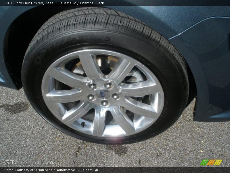 Steel Blue Metallic / Charcoal Black 2010 Ford Flex Limited