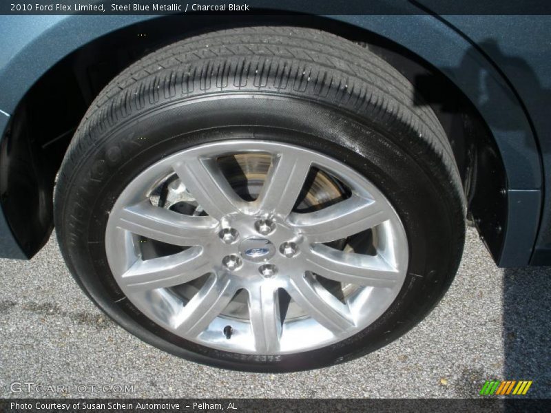 Steel Blue Metallic / Charcoal Black 2010 Ford Flex Limited