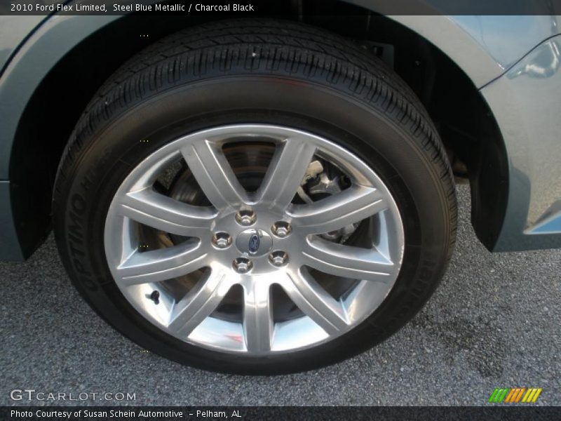 Steel Blue Metallic / Charcoal Black 2010 Ford Flex Limited