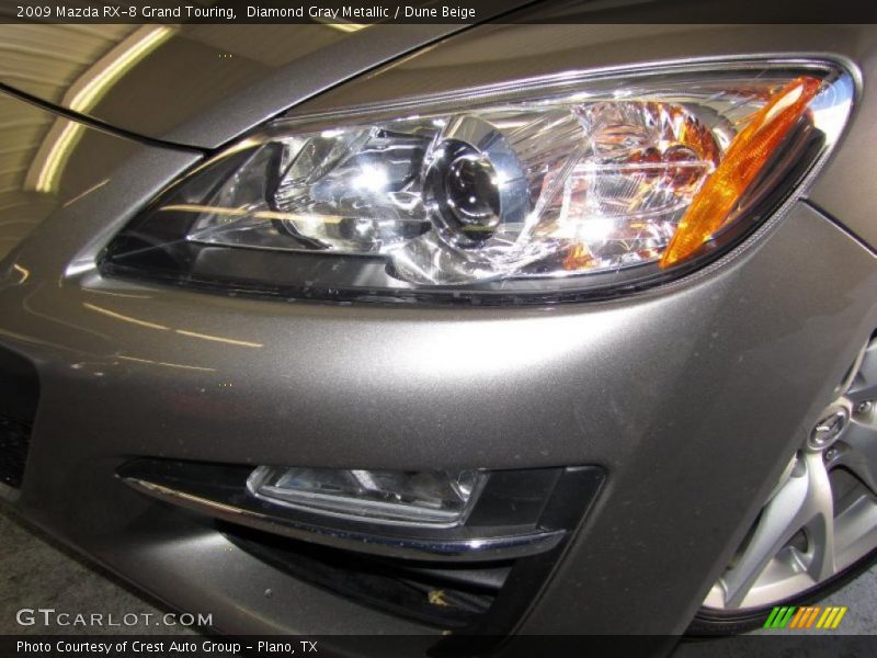 Diamond Gray Metallic / Dune Beige 2009 Mazda RX-8 Grand Touring