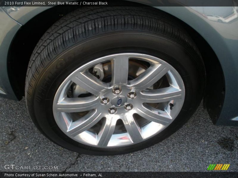 Steel Blue Metallic / Charcoal Black 2010 Ford Flex Limited