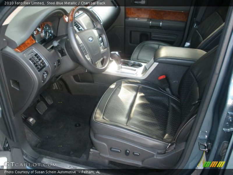 Steel Blue Metallic / Charcoal Black 2010 Ford Flex Limited