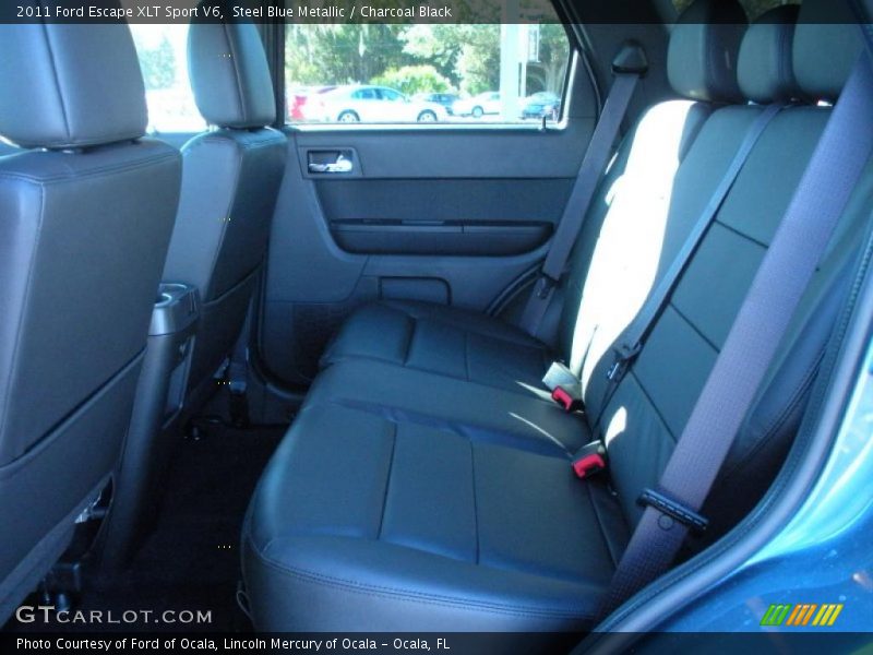 Steel Blue Metallic / Charcoal Black 2011 Ford Escape XLT Sport V6