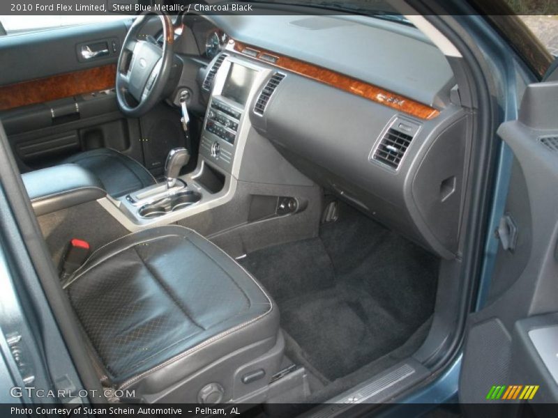 Steel Blue Metallic / Charcoal Black 2010 Ford Flex Limited