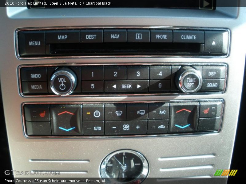 Steel Blue Metallic / Charcoal Black 2010 Ford Flex Limited