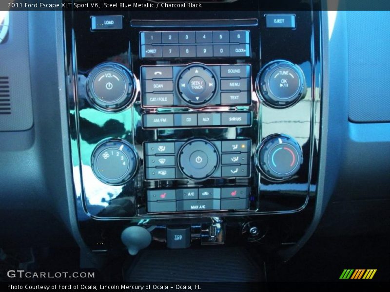 Steel Blue Metallic / Charcoal Black 2011 Ford Escape XLT Sport V6