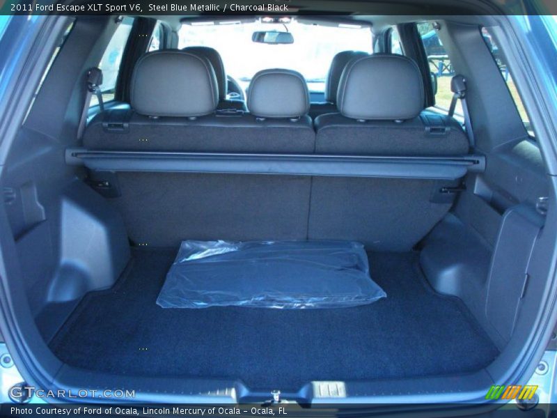 Steel Blue Metallic / Charcoal Black 2011 Ford Escape XLT Sport V6