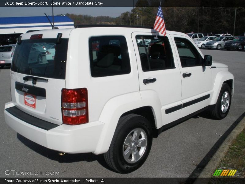Stone White / Dark Slate Gray 2010 Jeep Liberty Sport