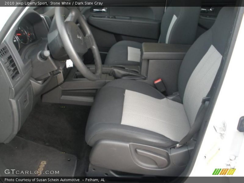 Stone White / Dark Slate Gray 2010 Jeep Liberty Sport