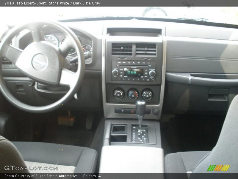 Stone White / Dark Slate Gray 2010 Jeep Liberty Sport