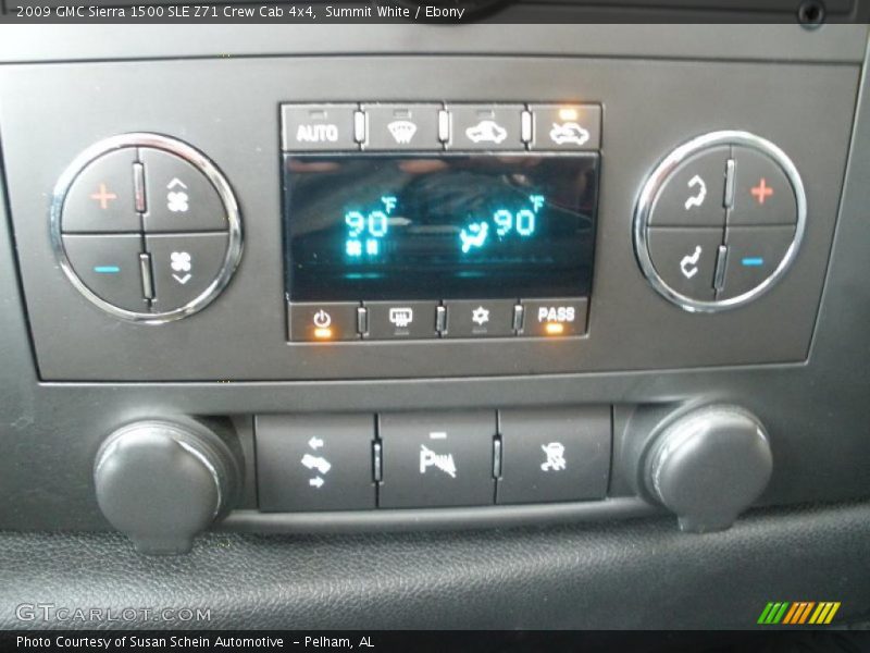 Summit White / Ebony 2009 GMC Sierra 1500 SLE Z71 Crew Cab 4x4
