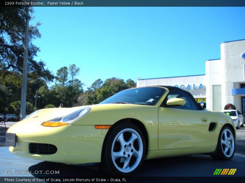 Pastel Yellow / Black 1999 Porsche Boxster