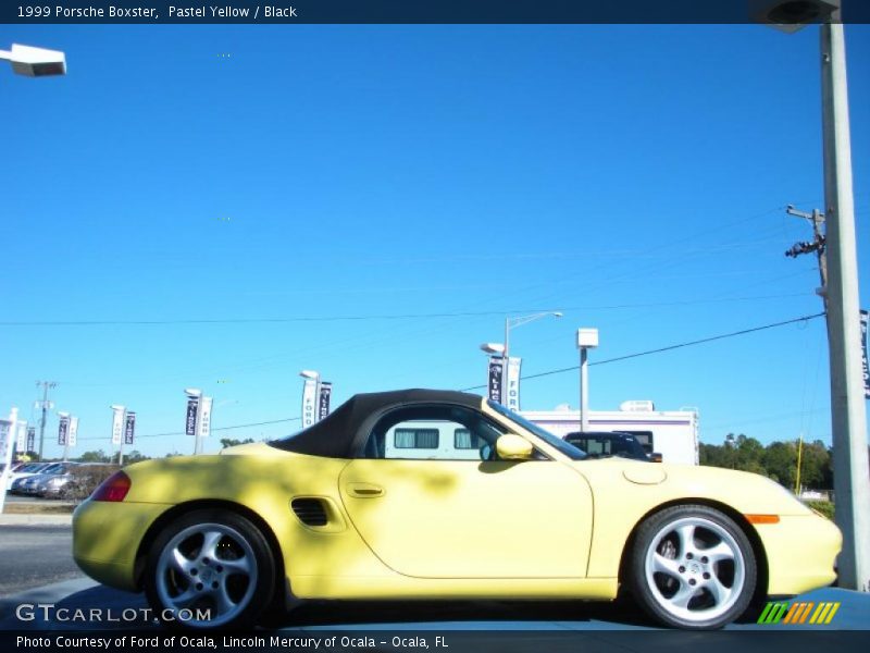 Pastel Yellow / Black 1999 Porsche Boxster