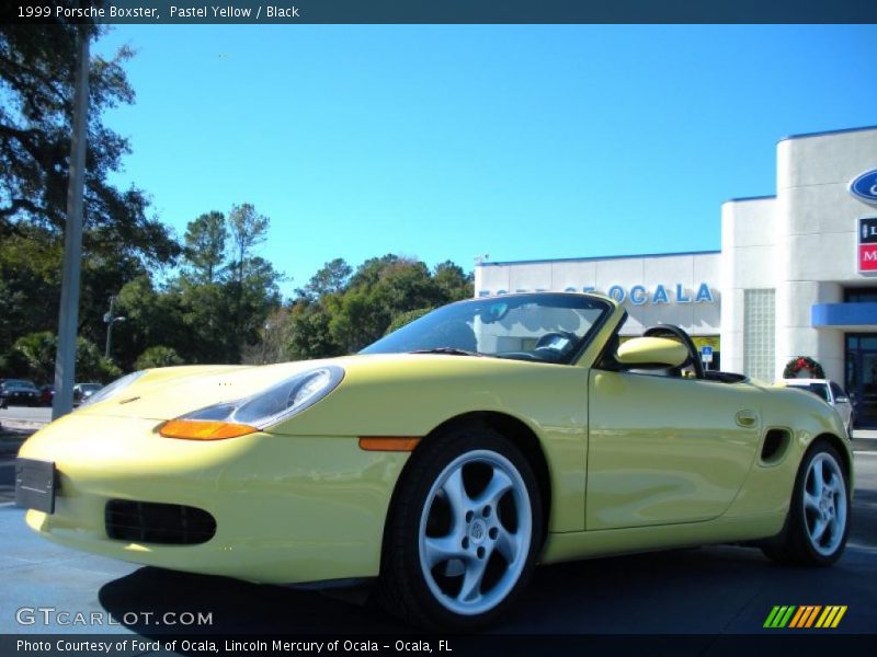 Pastel Yellow / Black 1999 Porsche Boxster