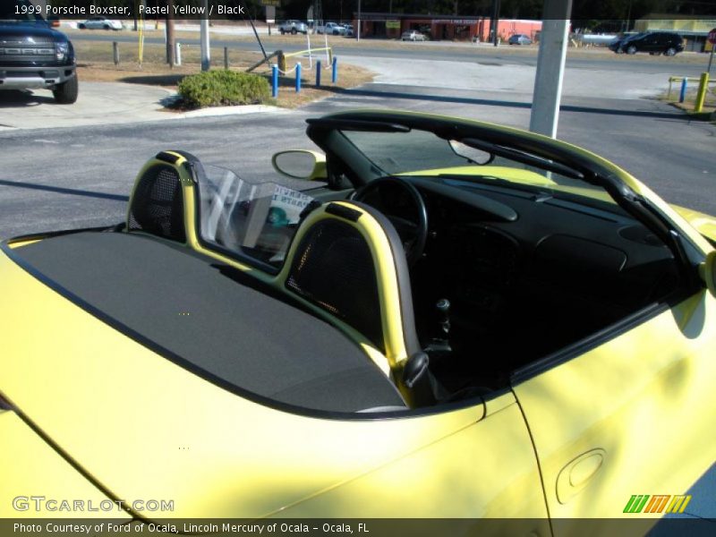 Pastel Yellow / Black 1999 Porsche Boxster