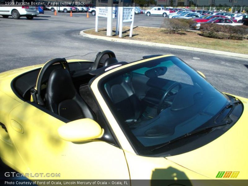 Pastel Yellow / Black 1999 Porsche Boxster