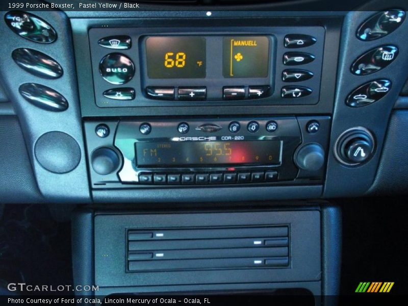Controls of 1999 Boxster 