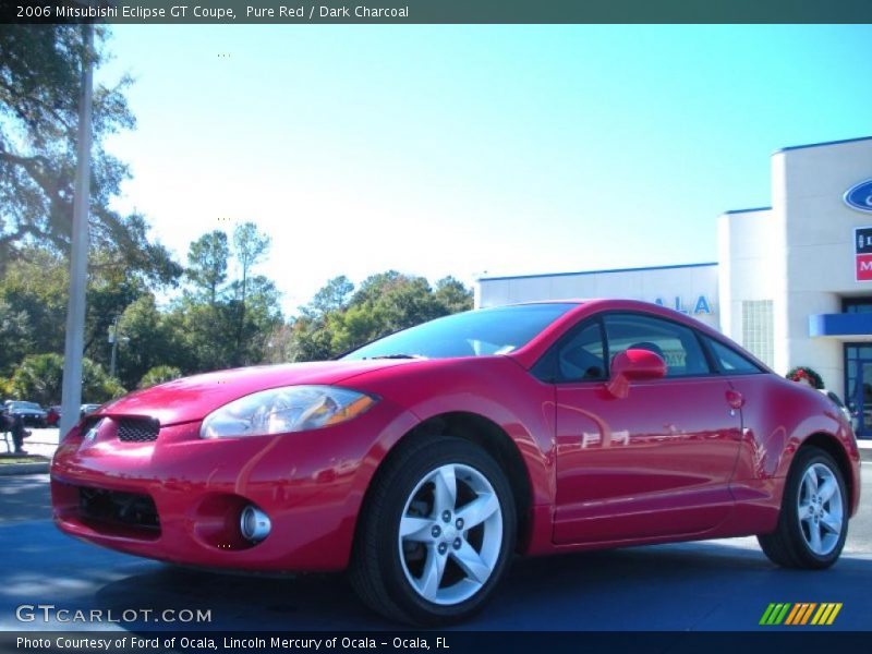 Pure Red / Dark Charcoal 2006 Mitsubishi Eclipse GT Coupe