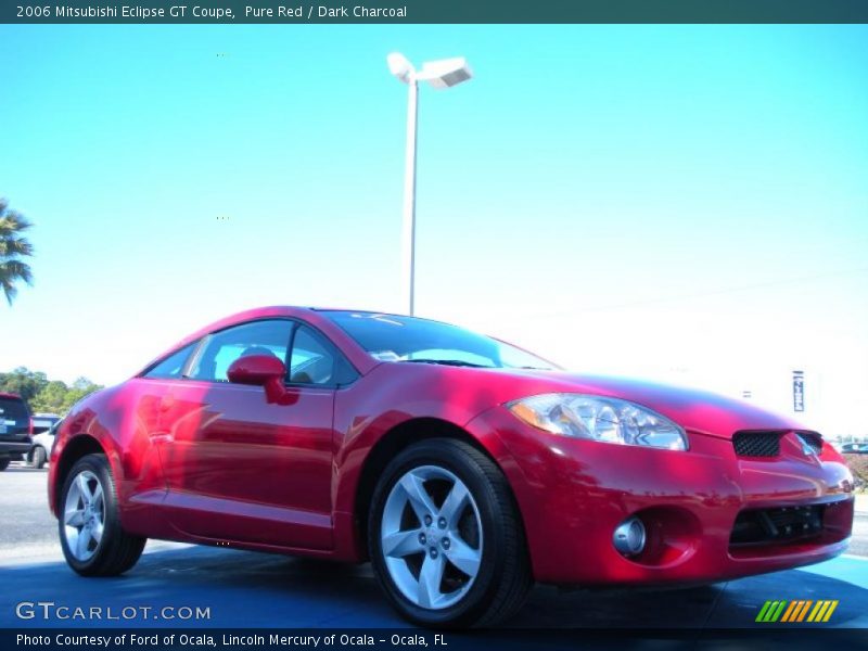 Pure Red / Dark Charcoal 2006 Mitsubishi Eclipse GT Coupe