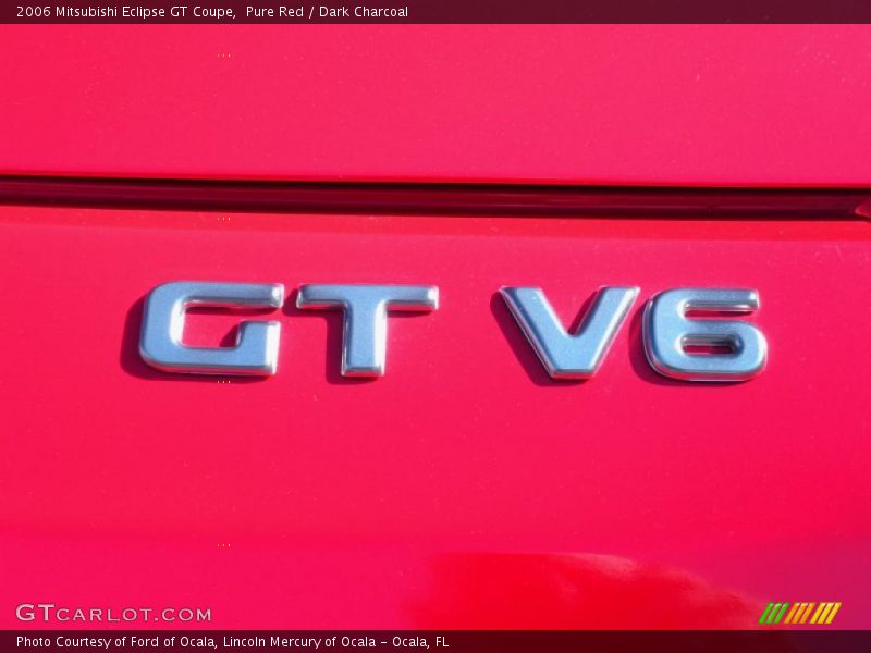 Pure Red / Dark Charcoal 2006 Mitsubishi Eclipse GT Coupe