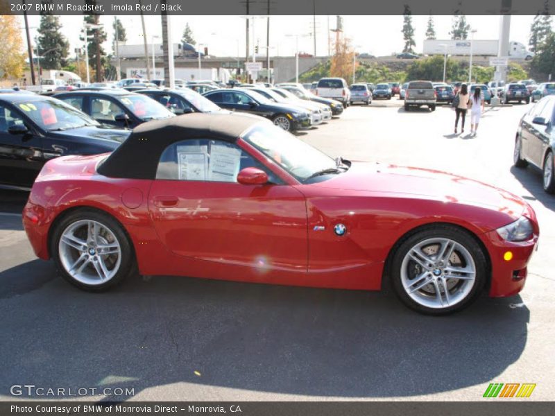 Imola Red / Black 2007 BMW M Roadster