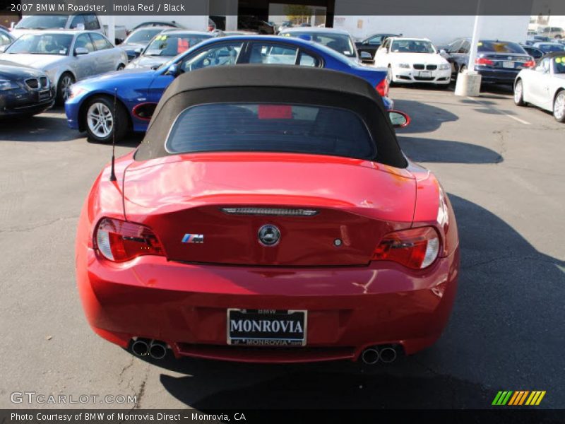 Imola Red / Black 2007 BMW M Roadster