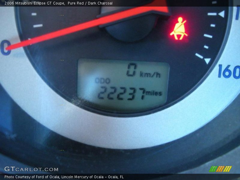 Pure Red / Dark Charcoal 2006 Mitsubishi Eclipse GT Coupe
