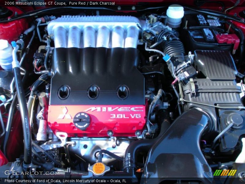 Pure Red / Dark Charcoal 2006 Mitsubishi Eclipse GT Coupe
