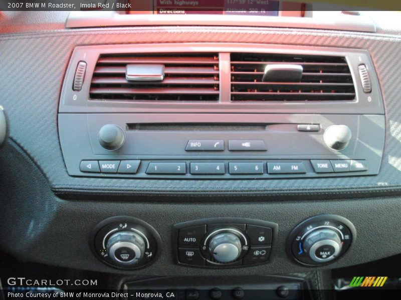 Controls of 2007 M Roadster