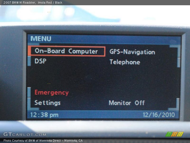 Imola Red / Black 2007 BMW M Roadster