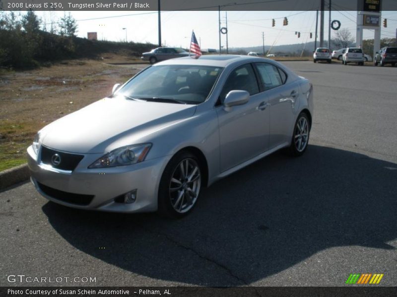 Tungsten Silver Pearl / Black 2008 Lexus IS 250