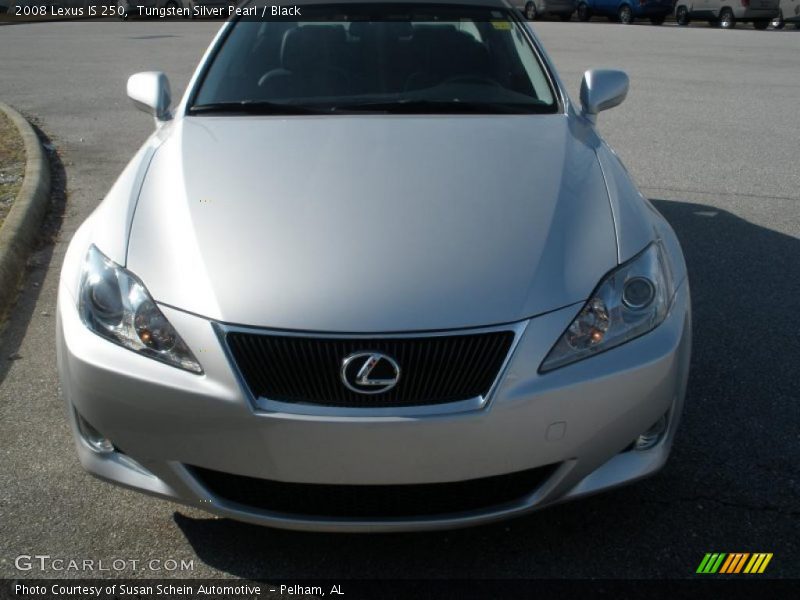 Tungsten Silver Pearl / Black 2008 Lexus IS 250