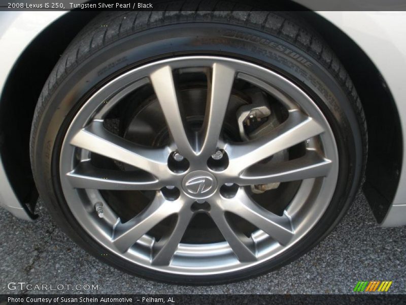 Tungsten Silver Pearl / Black 2008 Lexus IS 250