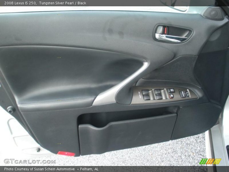 Tungsten Silver Pearl / Black 2008 Lexus IS 250