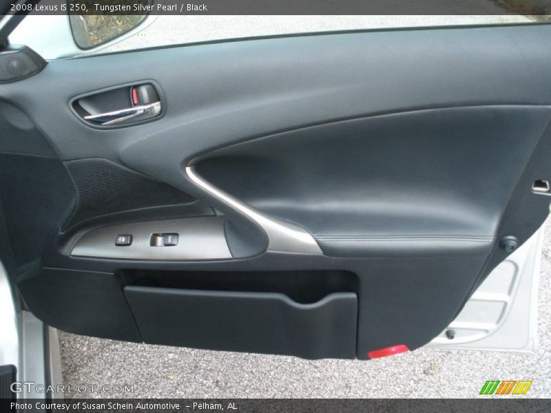 Tungsten Silver Pearl / Black 2008 Lexus IS 250