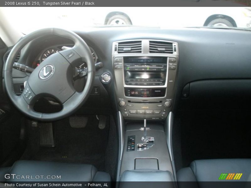 Tungsten Silver Pearl / Black 2008 Lexus IS 250