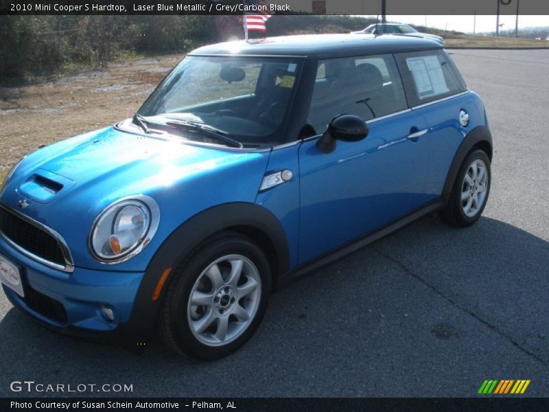 Laser Blue Metallic / Grey/Carbon Black 2010 Mini Cooper S Hardtop