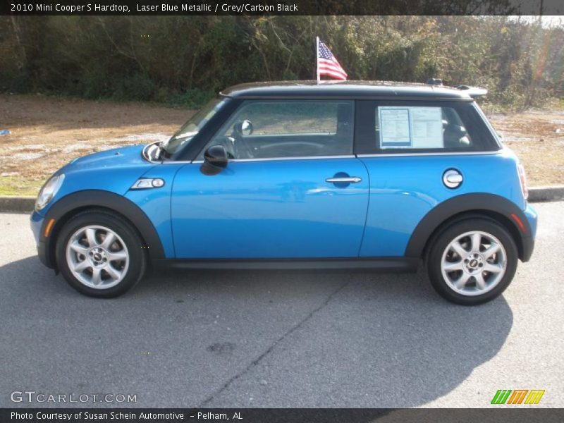 Laser Blue Metallic / Grey/Carbon Black 2010 Mini Cooper S Hardtop