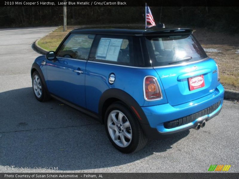 Laser Blue Metallic / Grey/Carbon Black 2010 Mini Cooper S Hardtop