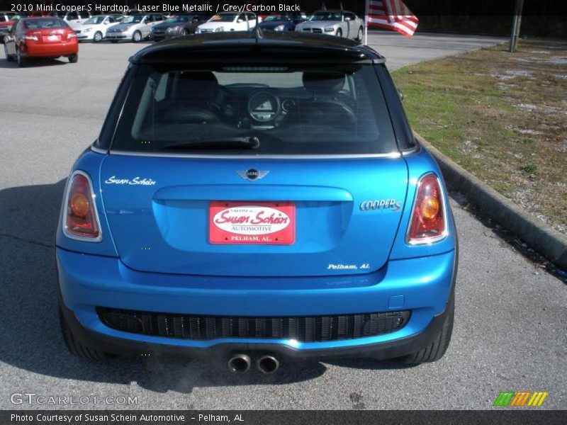 Laser Blue Metallic / Grey/Carbon Black 2010 Mini Cooper S Hardtop