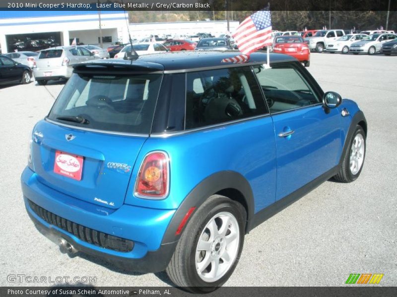 Laser Blue Metallic / Grey/Carbon Black 2010 Mini Cooper S Hardtop