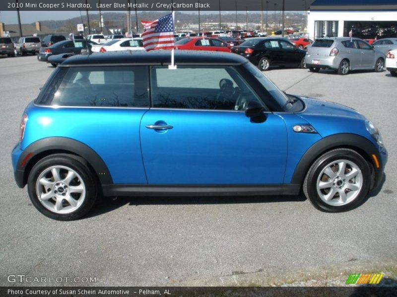 Laser Blue Metallic / Grey/Carbon Black 2010 Mini Cooper S Hardtop