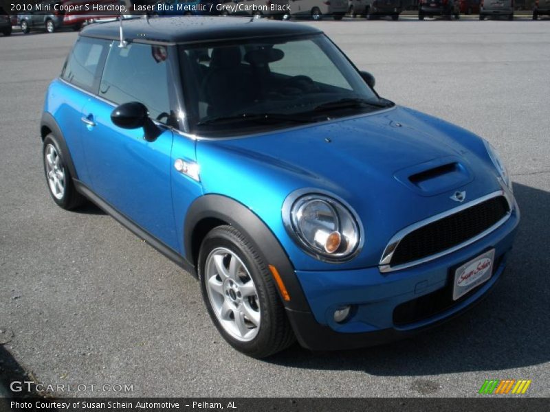 Laser Blue Metallic / Grey/Carbon Black 2010 Mini Cooper S Hardtop