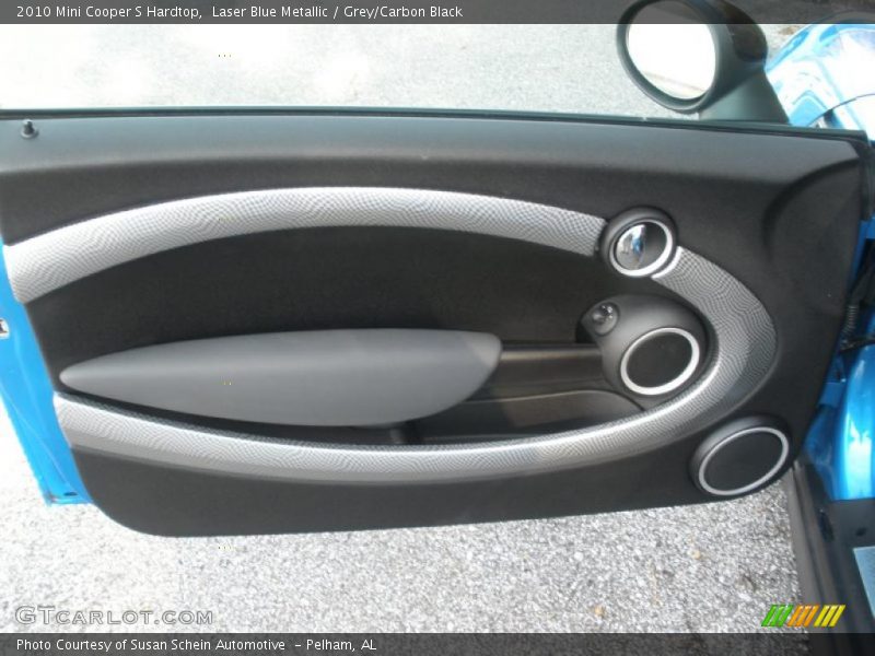 Laser Blue Metallic / Grey/Carbon Black 2010 Mini Cooper S Hardtop