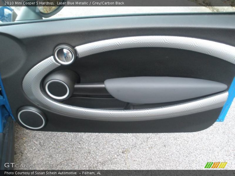 Laser Blue Metallic / Grey/Carbon Black 2010 Mini Cooper S Hardtop