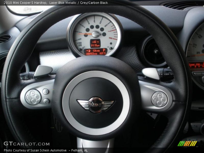 Laser Blue Metallic / Grey/Carbon Black 2010 Mini Cooper S Hardtop