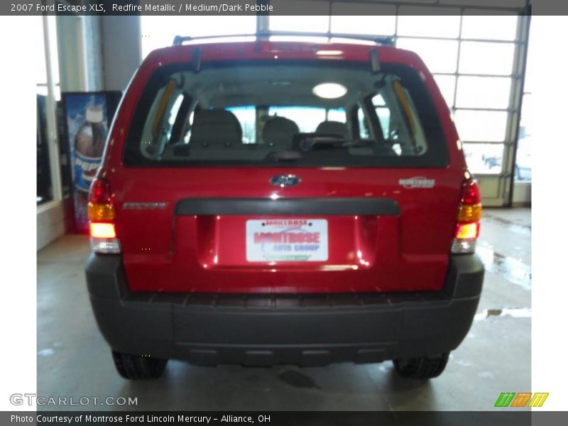 Redfire Metallic / Medium/Dark Pebble 2007 Ford Escape XLS