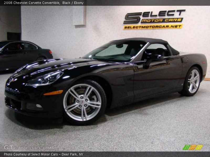 Black / Ebony 2008 Chevrolet Corvette Convertible