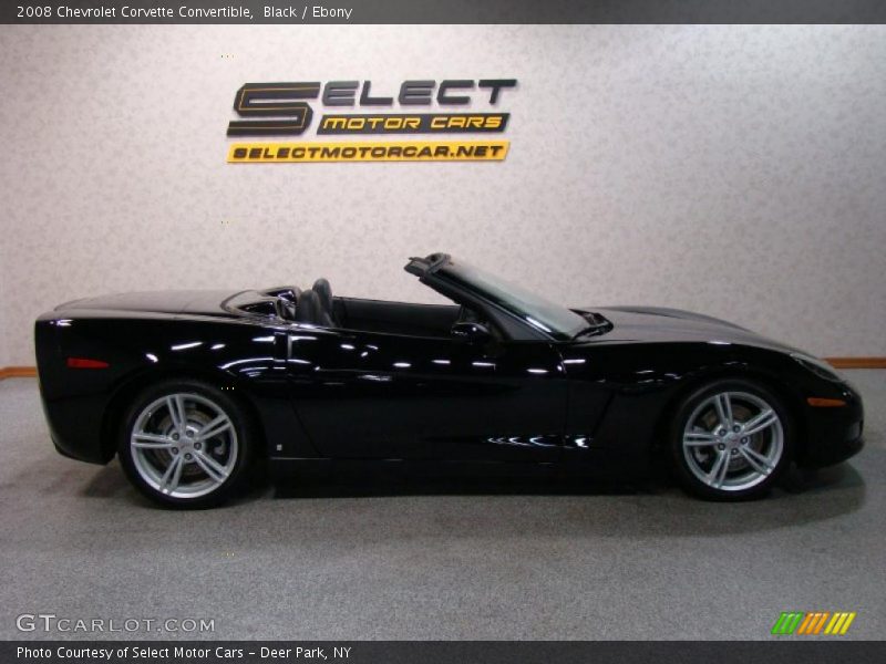 Black / Ebony 2008 Chevrolet Corvette Convertible