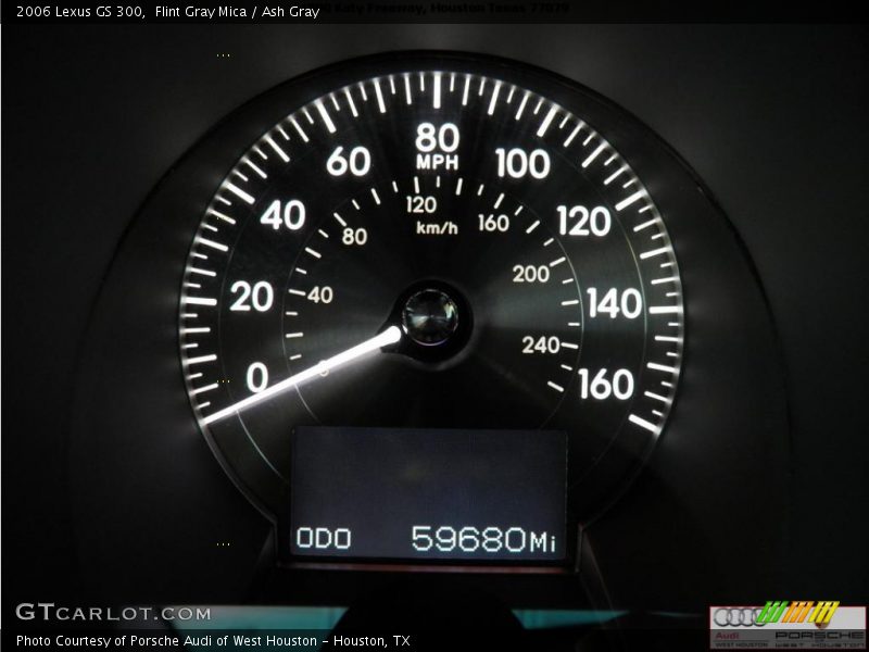 Flint Gray Mica / Ash Gray 2006 Lexus GS 300